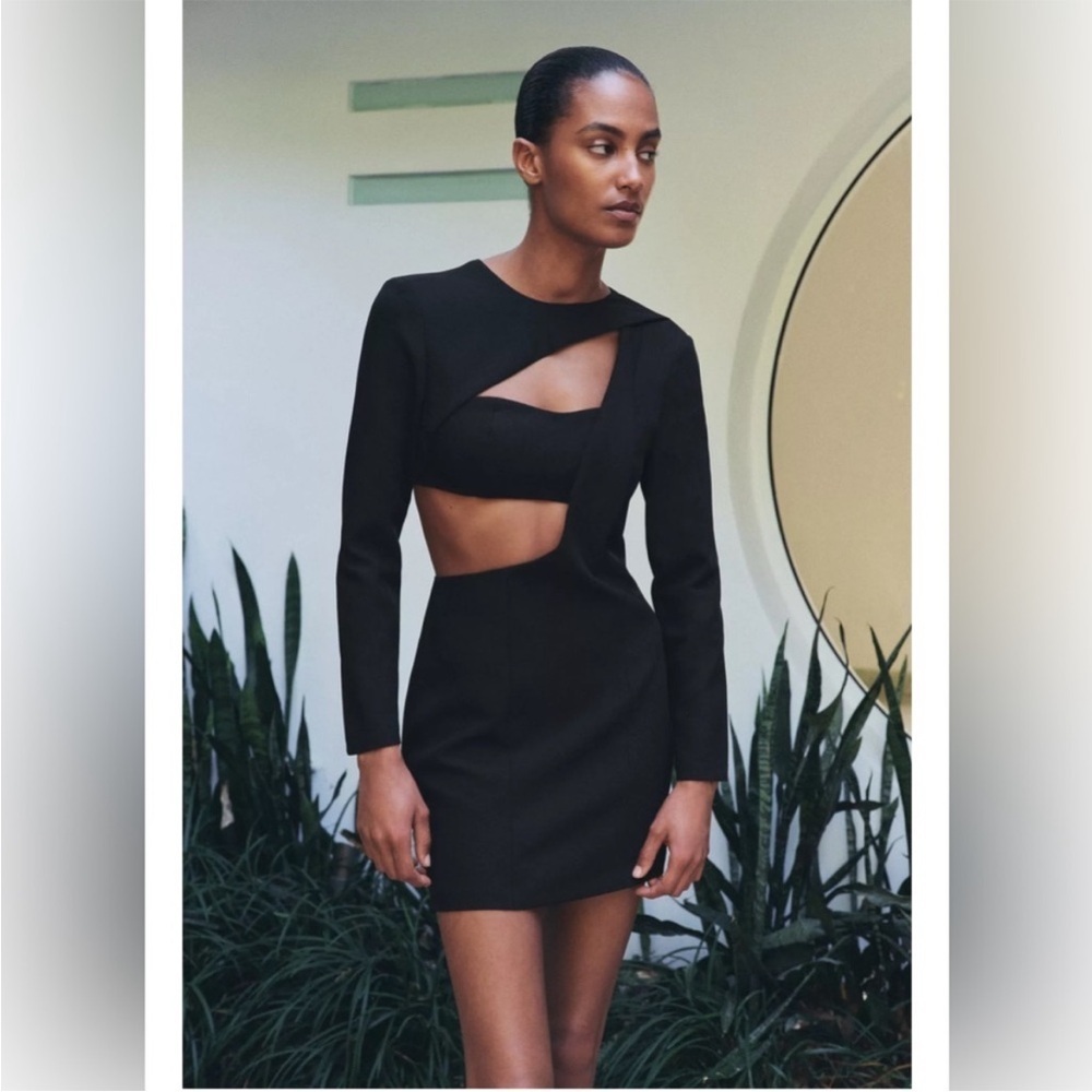 VIRAL NEW ZARA LONG SLEEVES CUT OUT DRESS SIZE XS
🚨NO DISCOUNT ON THIS DRESS